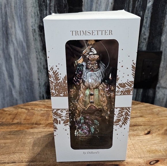 Trimsetter Santa Wine List Large Ornament - Picture 2 of 5